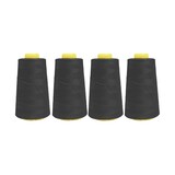 Overlock Yarn - black - PACKAGE 4 pc. Overlock Yarn - black - PACKAGE 4 pc.