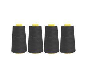 Fil pour Surjetteuse - noir - PAQUET 4 pc.