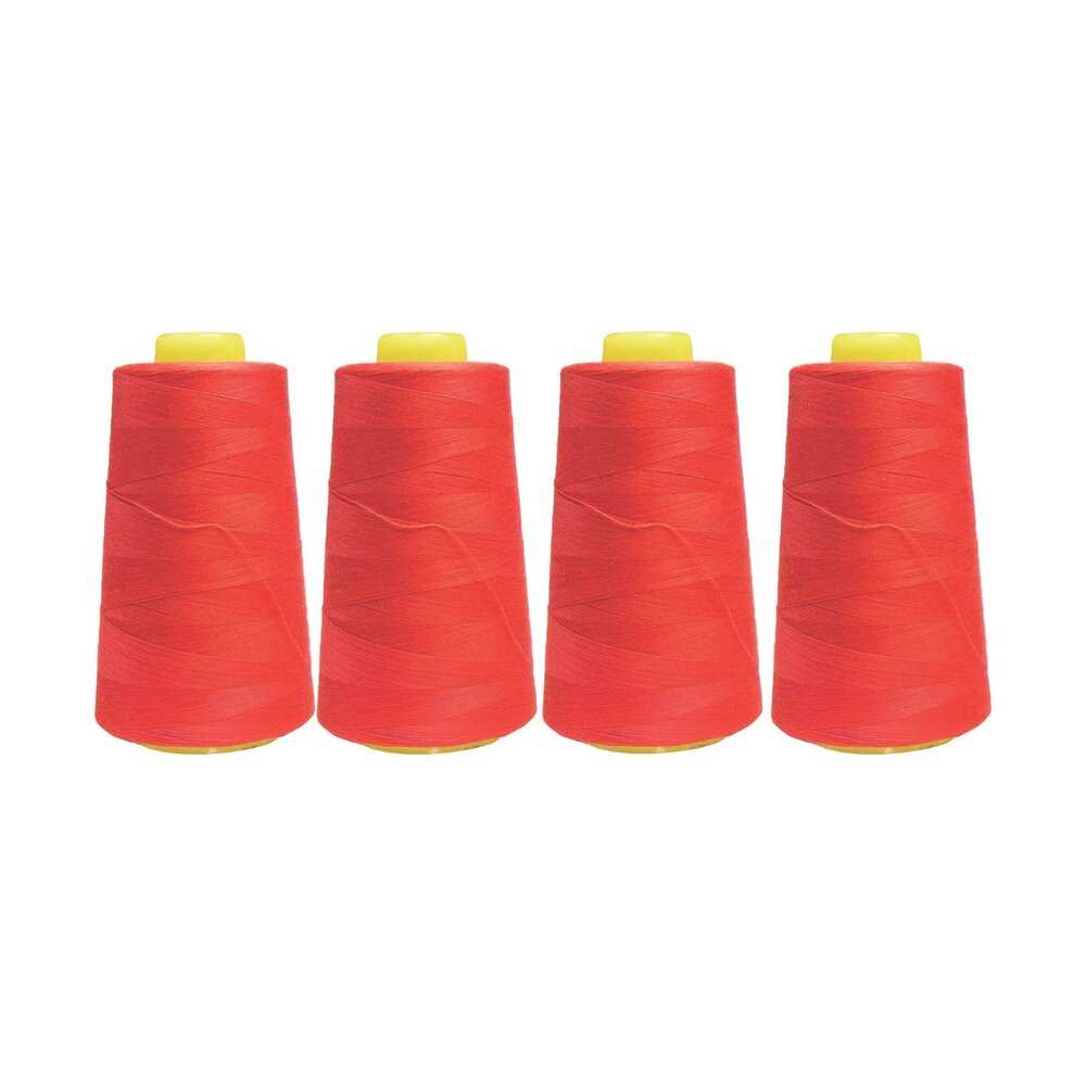 Overlock Yard - Red- Package 4 pcs. Overlock Yard - Red- Package 4 pcs.