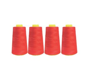 Overlock Yard - Red- Package 4 pcs. Overlock Yard - Red- Package 4 pcs.