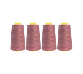 Overlock Yarn -  Old Pink Package 4 pcs. Overlock Yarn -  Old Pink Package 4 pcs.