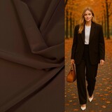 Terlenka bi-stretch 5300 - dark brown Terlenka bi-stretch 5300 - dark brown