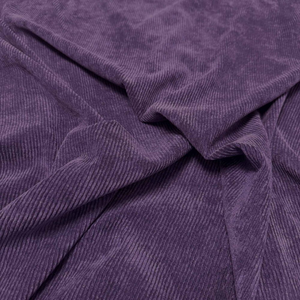 Velours côtelé extensible - CS01 - Violet Velours côtelé extensible - CS01 - Violet