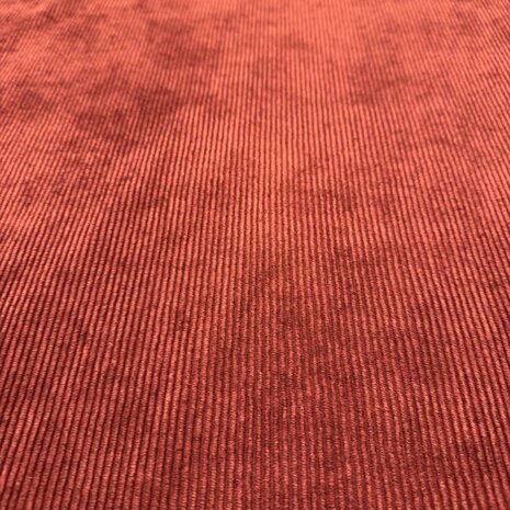 Corduroy Stretch - CS12 - Baksteenrood Corduroy Stretch - CS12 - Baksteenrood