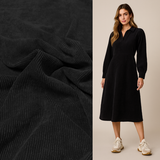 Corduroy Stretch - CS04 - Zwart Corduroy Stretch - CS04 - Zwart