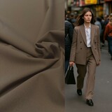 Terlenka bi-stretch 5306 - brown