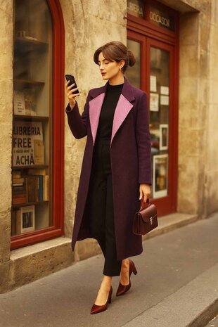 Double Face DF25- purple/pink