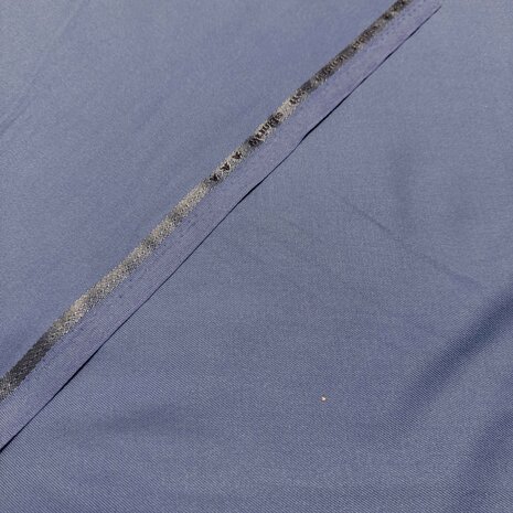 Gabardine de bambou extensible BC43 - Bleu poudre foncé