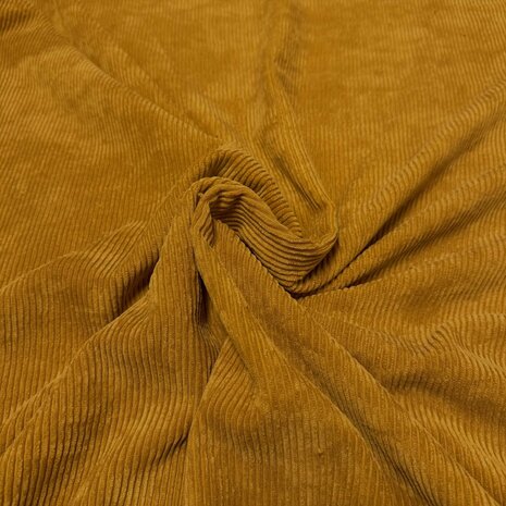 Velours côtelé extensible - CS15 - Jaune ocre
