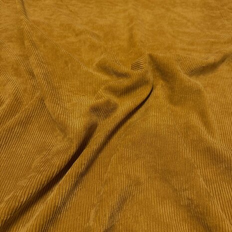 Velours côtelé extensible - CS15 - Jaune ocre