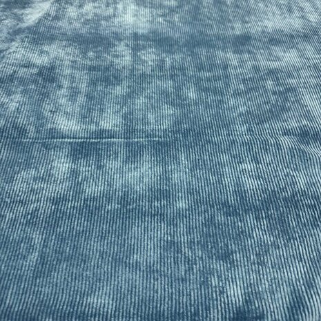 Velours côtelé extensible - CS18 - Pétrole