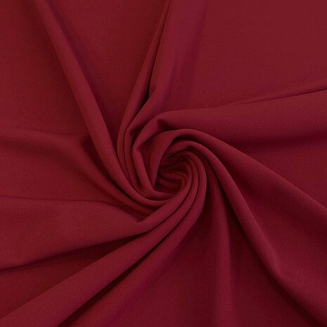 COUPON NJ - Crêpe Scuba CR05 - rouge foncé 125 x 140 cm COUPON NJ - Crêpe Scuba CR05 - rouge foncé 125 x 140 cm