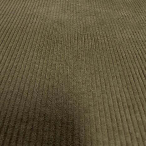 NJ COUPON - Cotton Corduroy Stretch AB34 - olive green 135X140CM NJ COUPON - Cotton Corduroy Stretch AB34 - olive green 135X140CM