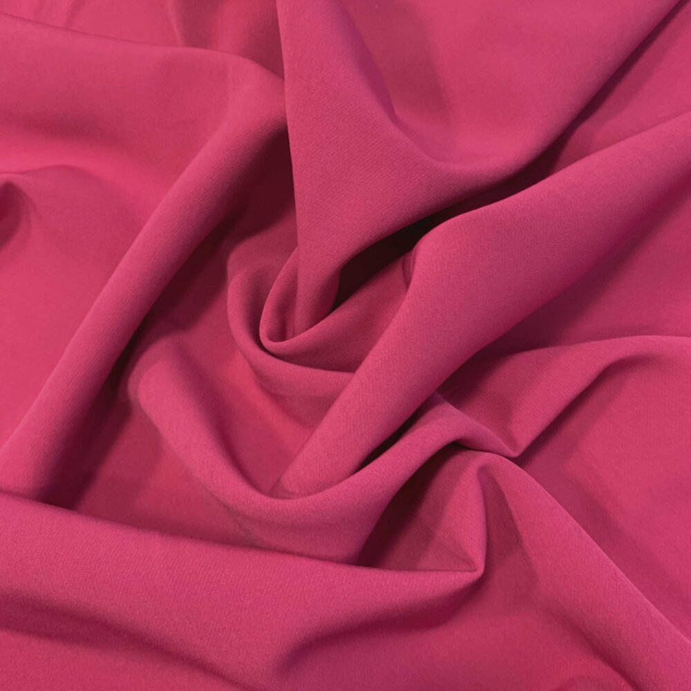 COUPON NJ - Terlenka extensible dans les 4 sens TS24 - Fuchsia 55 x 147 cm