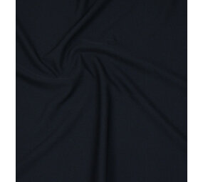 NJ COUPON - Gabardine Terlenka Stretch (zwaar) WT80 - nacht blauw  100X145CM