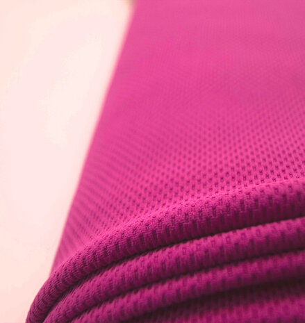 NJ-COUPON – Piqué Stretch PS18 – Dunkelfuchsia, 80 x 150 cm
