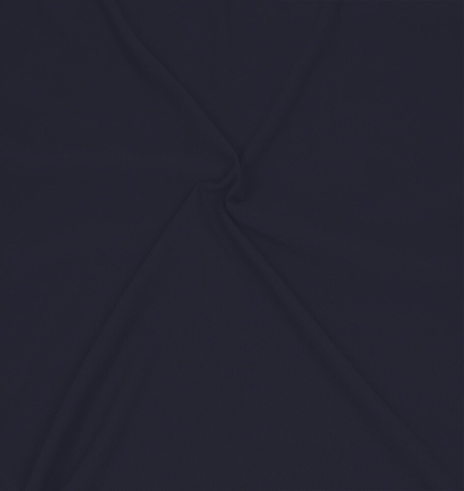 NJ COUPON - Piqué Stretch PS14 - midnight blue 90X150CM