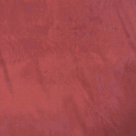 NJ COUPON - Suedine Stretch SU12 - dark red 150X148CM