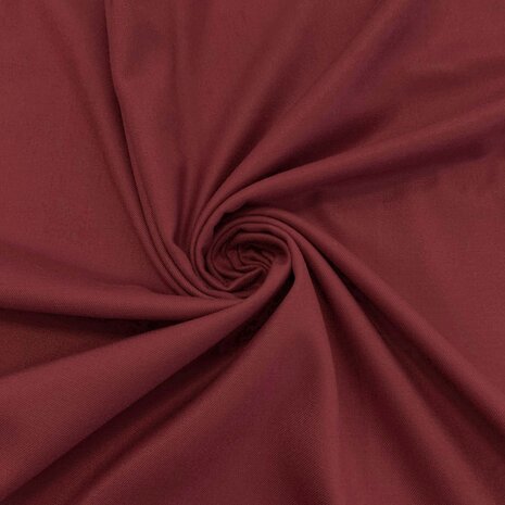 NJ COUPON - Bamboo Gabardine Stretch BC15 - dark red 200X150CM (VLK)