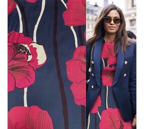 NJ COUPON - Viscose stretch inkjet 4708   75X140CM