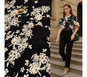 NJ COUPON - Cupro Stretch Inkjet - 5250 160X145CM