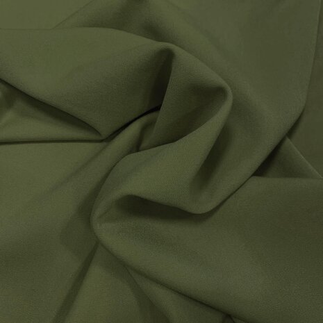 NJ COUPON - Gabardine Terlenka Stretch (heavy) WT96 - olive green 150X140CM NJ COUPON - Gabardine Terlenka Stretch (heavy) WT96 - olive green 150X140CM