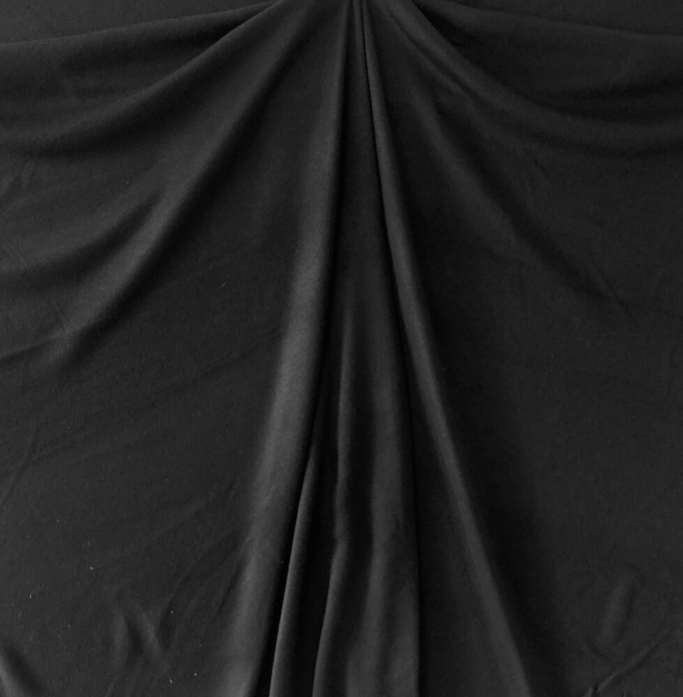 NJ COUPON - Heavy Wool HW02 - black 70X150CM NJ COUPON - Heavy Wool HW02 - black 70X150CM