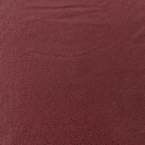 NJ COUPON - Imitatie Leder IL12 - donker rood   120X140CM   (VRFBD)