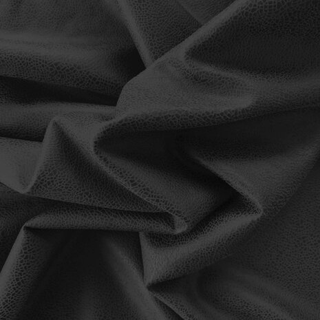 NJ COUPON - Imitatie Leder IL08 - zwart 80X140CM NJ COUPON - Imitatie Leder IL08 - zwart 80X140CM