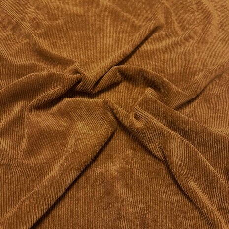 NJ COUPON - Corduroy Stretch - CS05 - Caramel 100X140CM NJ COUPON - Corduroy Stretch - CS05 - Caramel 100X140CM