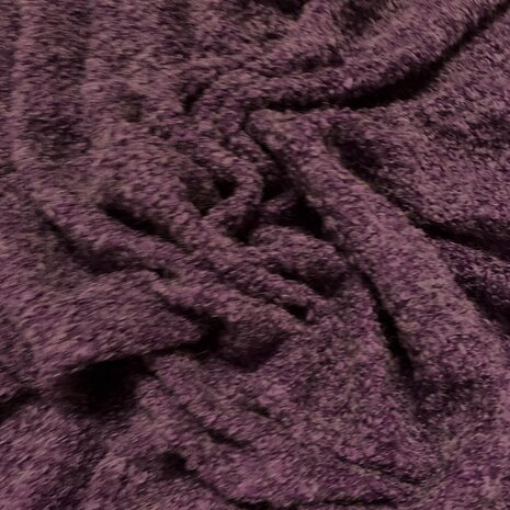 NJ COUPON - Bouclé Kreisel BB32 - Violet 50+100X150CM