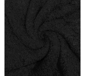 NJ COUPON - Bouclé Knit BB15 - black 105X150CM