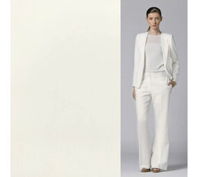 NJ COUPON - Bamboo Gabardine Stretch BC19 - off-white 110x150CM