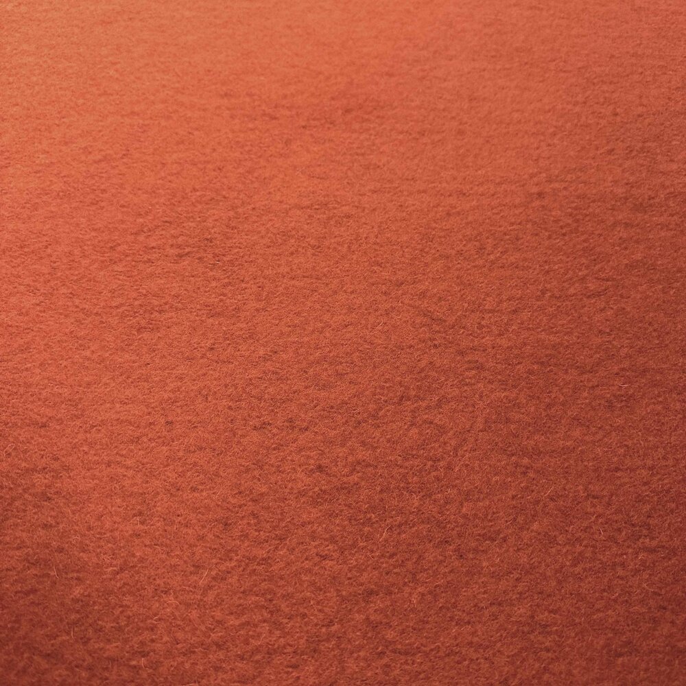 NJ COUPON - Boiled Wool Uni CW40 - brique 100x150CM NJ COUPON - Boiled Wool Uni CW40 - brique 100x150CM