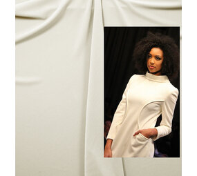 NJ-COUPON  – Piqué Stretch PS02 – Creme, 85 x 150 cm