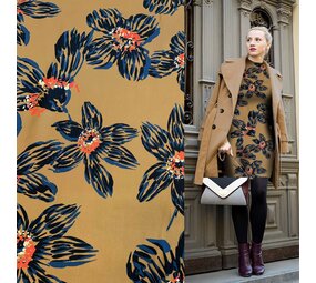 NJ COUPON - Viscose Satin Inkjet 3255 100x140CM