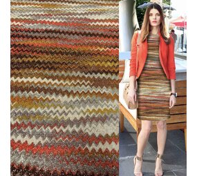 NJ-Gutschein – Strickstoff mit Zickzackmuster 4826 90+60x145 cm