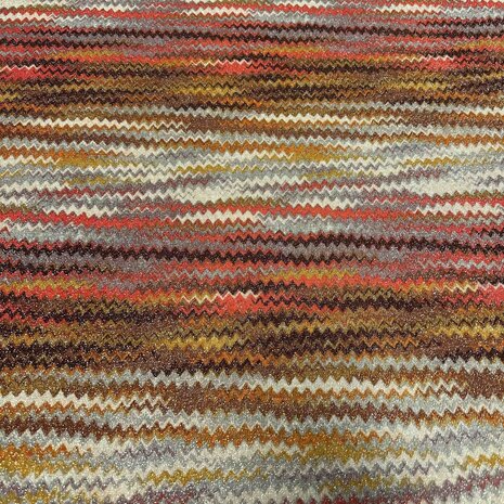 NJ COUPON– Strickstoff mit Zickzackmuster 4826 90+60x145 cm