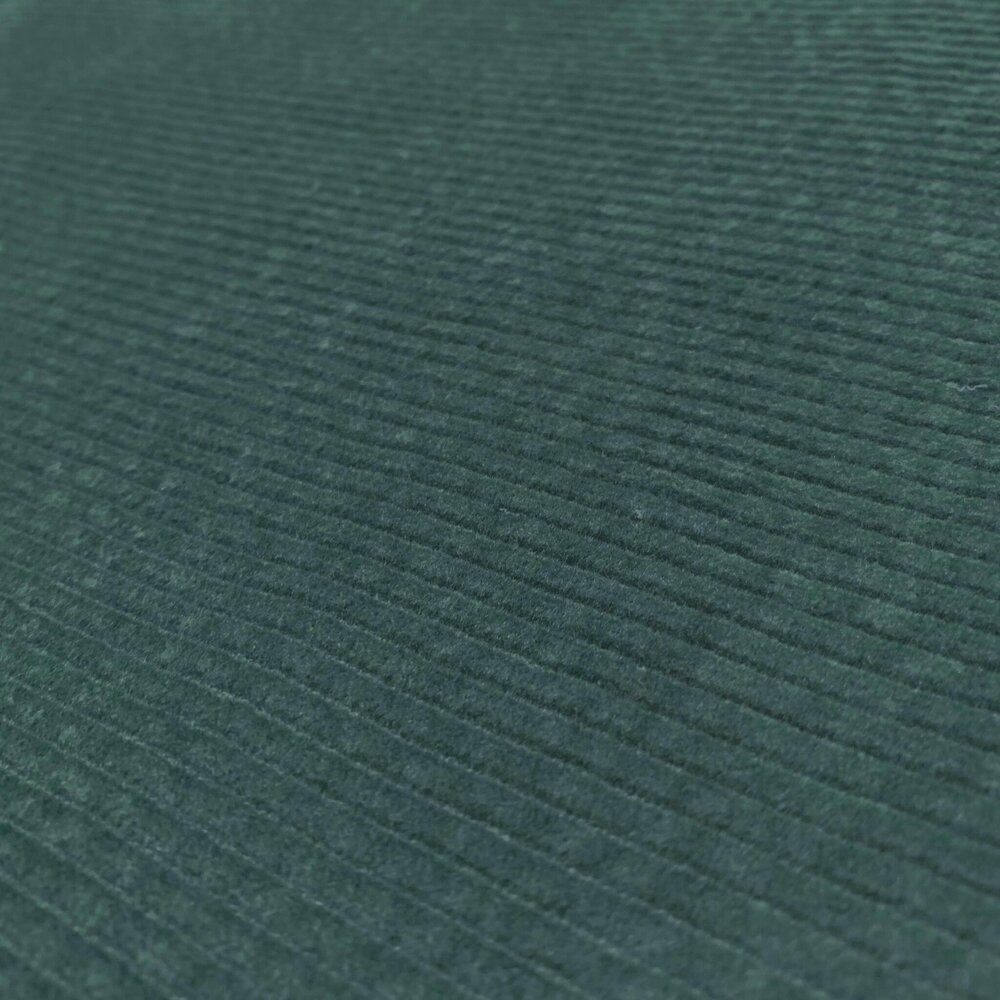 COUPON NJ - Velours côtelé extensible en coton AB27 - pétrole 100 x 140 cm