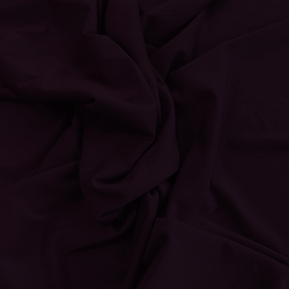 Jersey de viscose 5346 - aubergine foncée