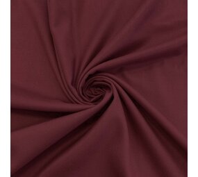 NJ COUPON - Bamboe Gabardine Stretch BC11 - bordeaux rood  75+75x150CM