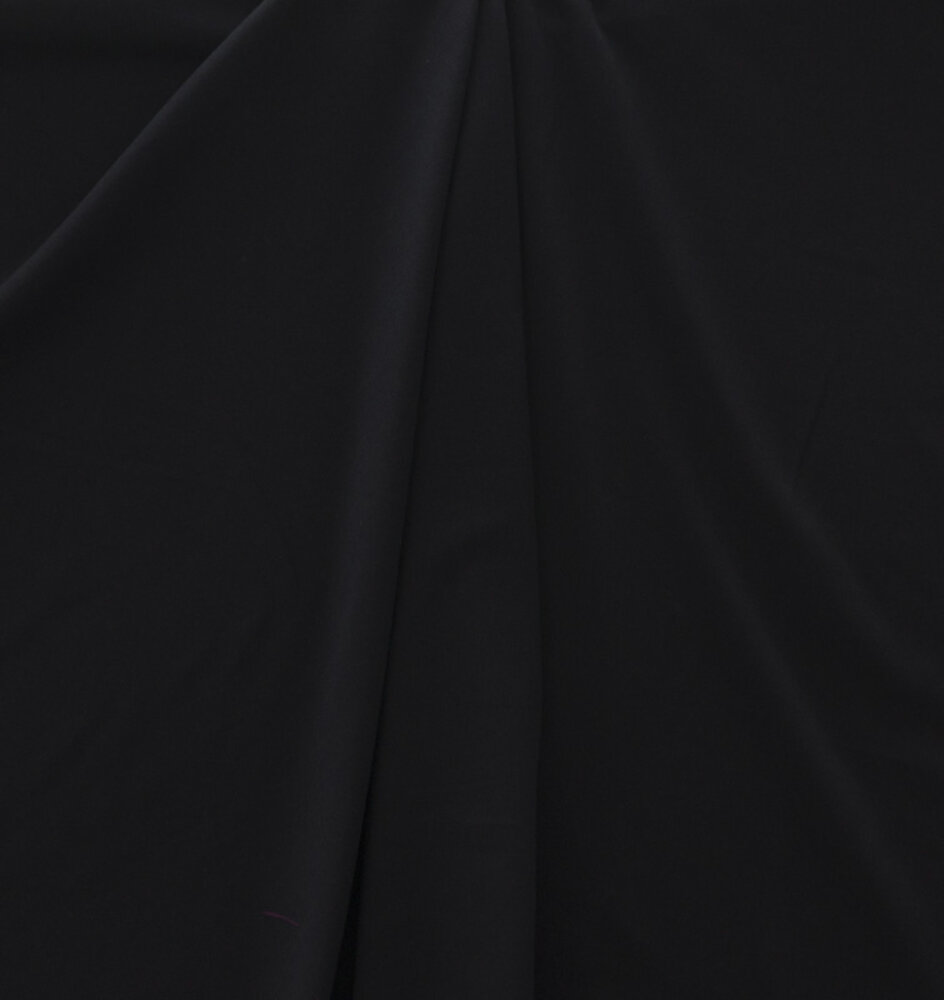 COUPON NJ - Gabardine Terlenka Stretch (épaisse) WT60 - Noir 80x145CM COUPON NJ - Gabardine Terlenka Stretch (épaisse) WT60 - Noir 80x145CM