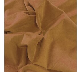 NJ-COUPON – Baumwollsamt WV12 – Ocker, 140 x 140 cm