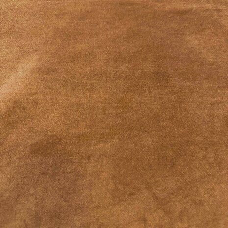 NJ-COUPON – Baumwollsamt WV12 – Ocker, 140 x 140 cm