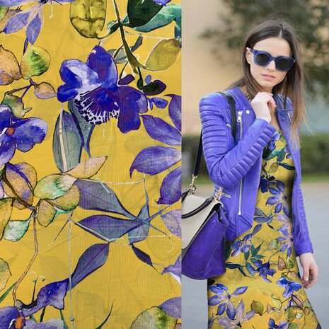 NJ COUPON - Viscose Silk Batiste 3805 100x140CM