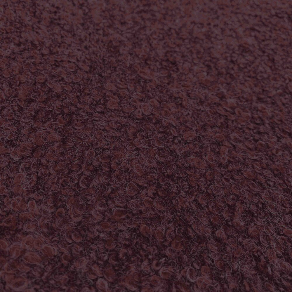 NJ COUPON - Bouclé Kreisel BB31 Bordeaux 140+75x150CM NJ COUPON - Bouclé Kreisel BB31 Bordeaux 140+75x150CM