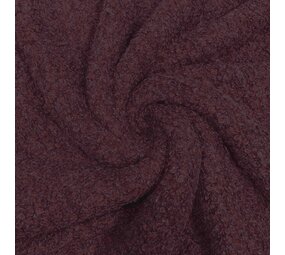 NJ COUPON - Bouclé Kreisel BB31 Bordeaux 140+75x150CM