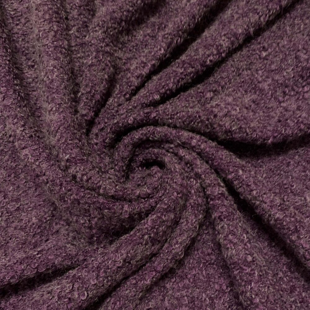 NJ COUPON - Bouclé Kreisel BB32 - Violet 85x150CM NJ COUPON - Bouclé Kreisel BB32 - Violet 85x150CM