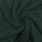 NJ-COUPON – Bouclé Kreisel BB24 - bottle green 155+70x150CM (VRFBD)