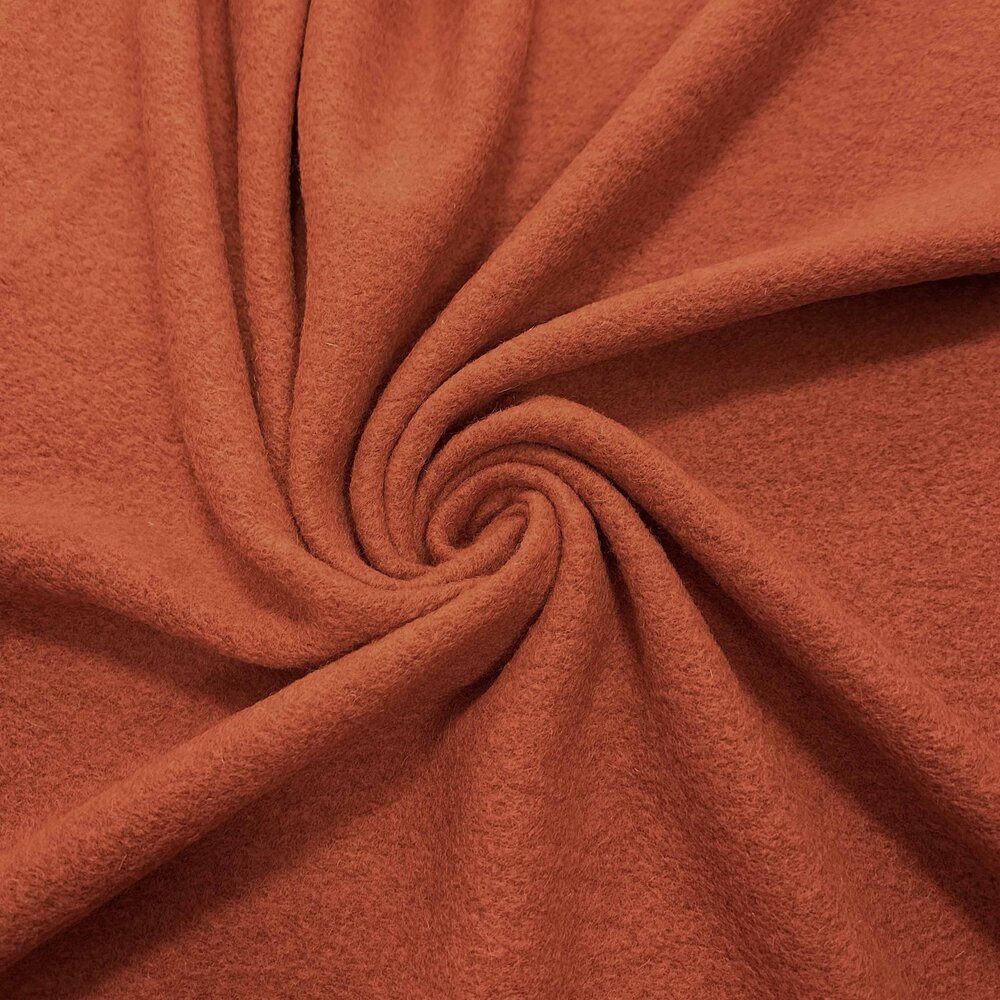 NJ COUPON - Boiled Wool Uni CW40 - brique 80x150CM NJ COUPON - Boiled Wool Uni CW40 - brique 80x150CM